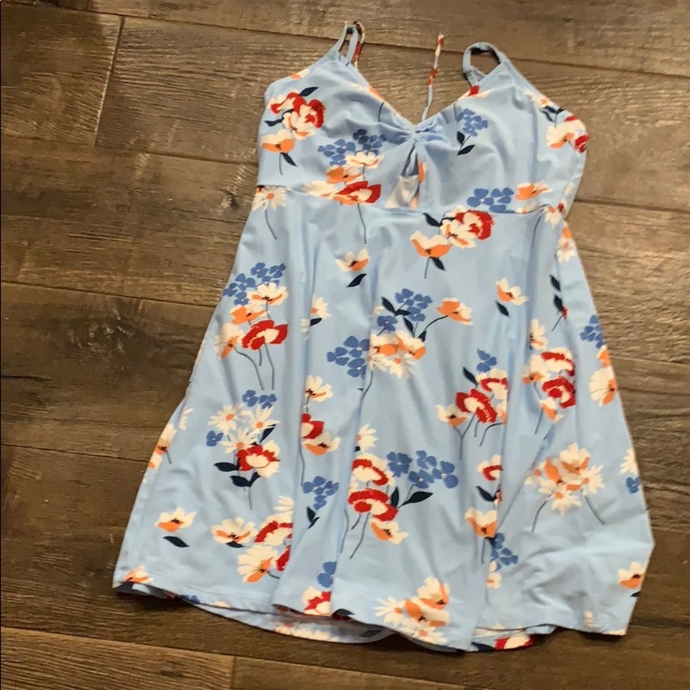 Blue flower dress